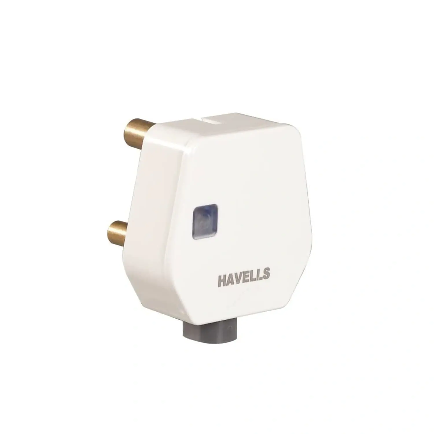 Havells AHLGWXW163 16A 3Pin Flat Plugtop with Indicator, white
