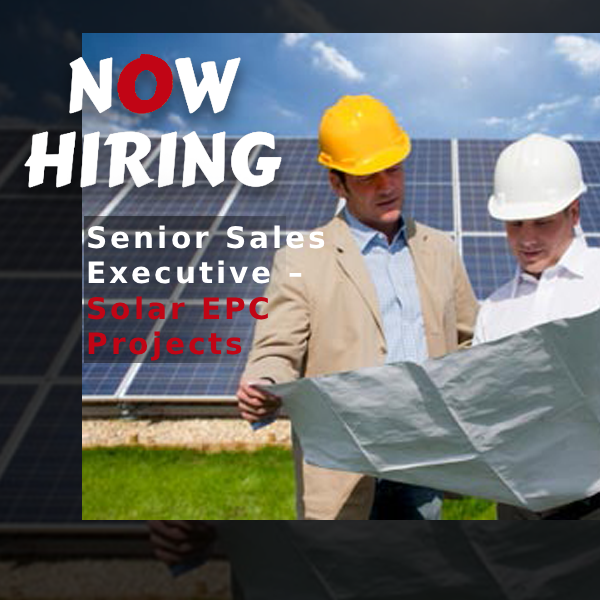 Sales Manager / Senior Sales Executive – Solar EPC Projects