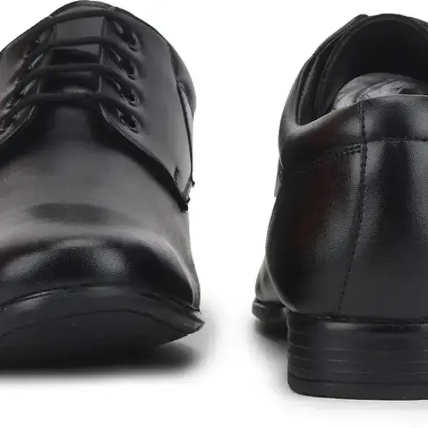 LIBERTY-Fortune ROBERT-2 Formal Shoes With PU Upper | Stylish & Comfortable Lacing Derby For Men  (Black , 7)