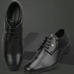 LIBERTY-Fortune ROBERT-2 Formal Shoes With PU Upper | Stylish & Comfortable Lacing Derby For Men  (Black , 7)