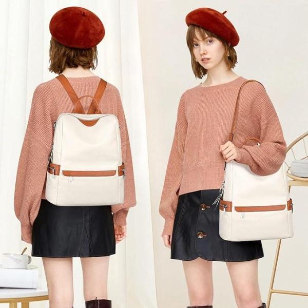 Leather Backpack for Women Elegant Backpack