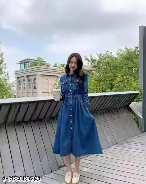Western Stylish Denim Dress