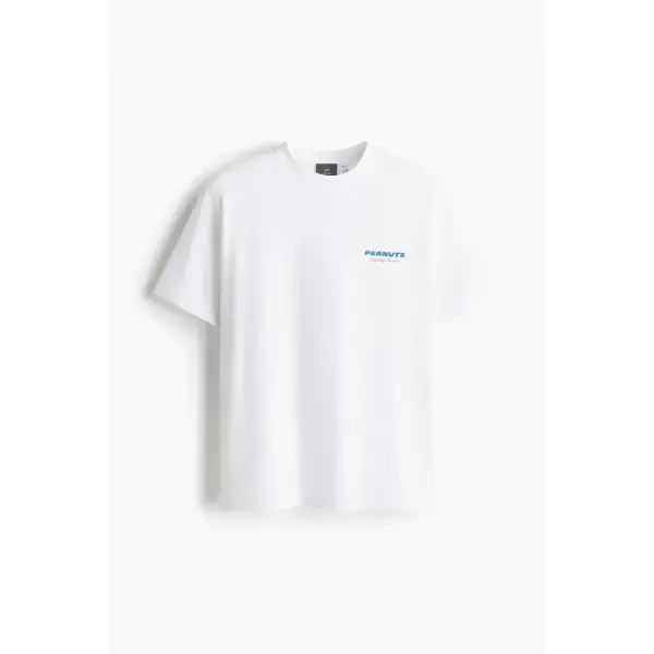 H&M-Loose Fit Printed T-shirt