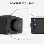 Mini Compact Under-Monitor Soundbar with Bluetooth 5.3, USB Digital Audio, for PC and Mobile