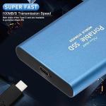 SSD USB 3.1 External Solid State Drives Hard Disk for PC Laptop 500GB Blue