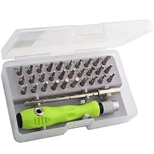 32 in 1 Interchangeble Multipurpose Mini Screwdriver Set Magnetic Slot Wrench Bits Repair Tools Kit