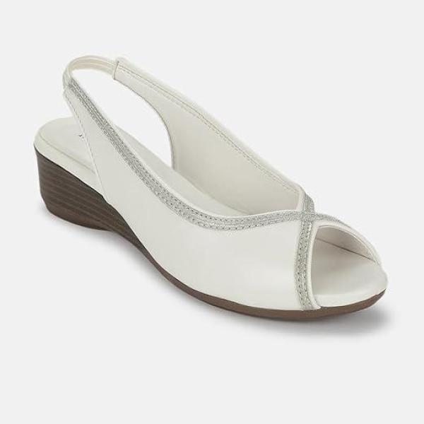 Women's Open Toe Block Heel Metallic Fashion Sandals